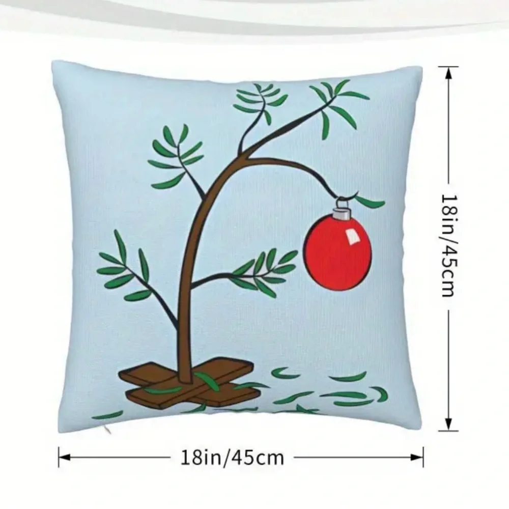 Charlie Brown Christmas Tree Pillow Cover, NWT